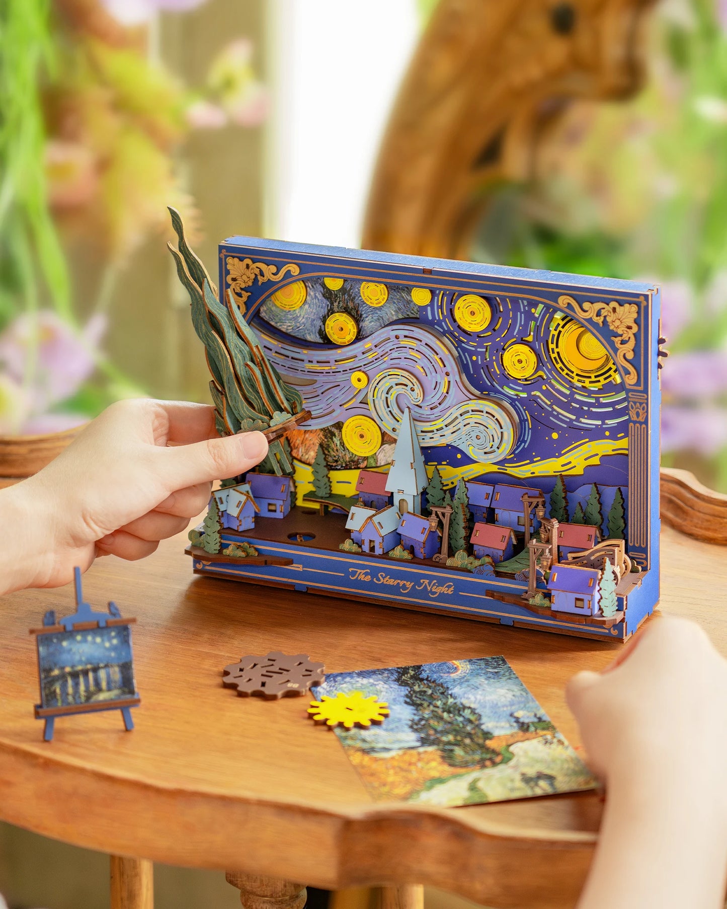 ROKR Starry Night 3D Puzzle Kit Vincent Van Gogh