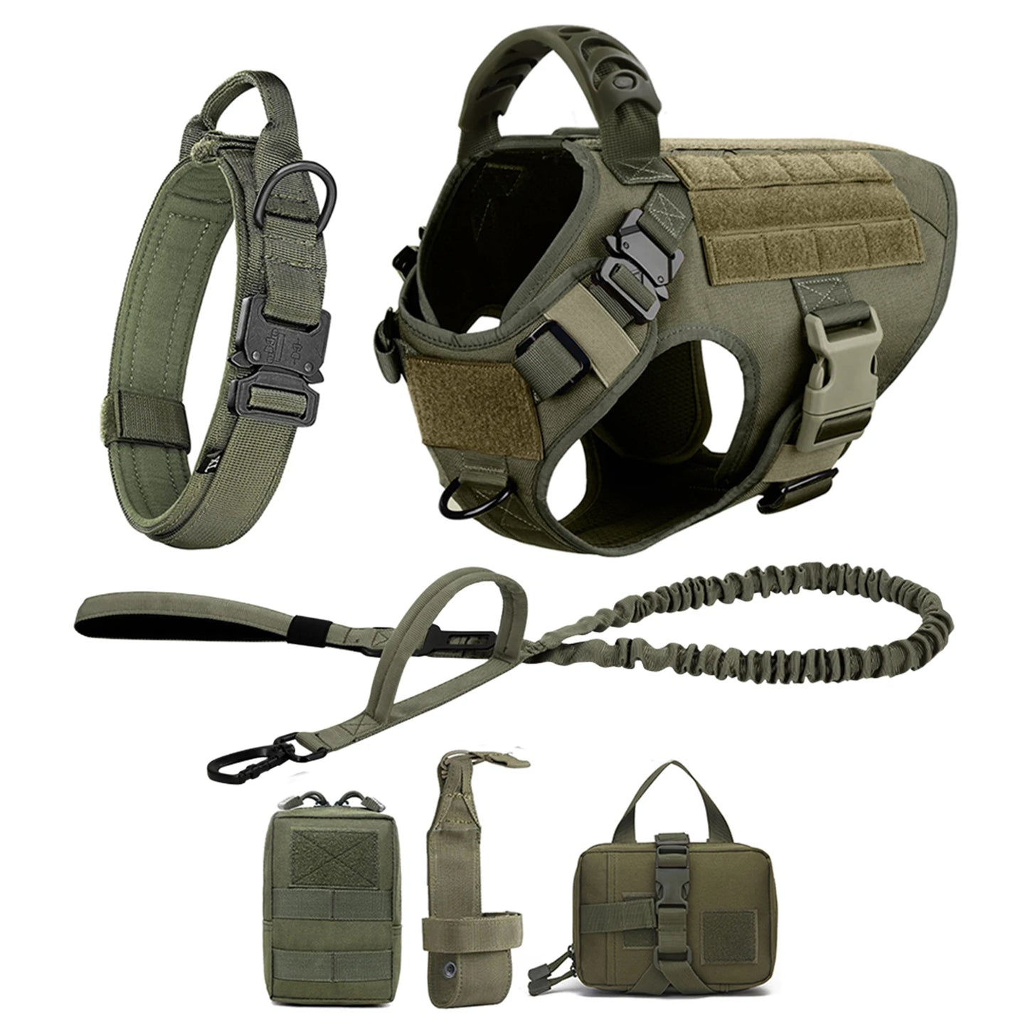 Nylon Dog Harness And Leash Set For Large Dogs Training Walking Vest