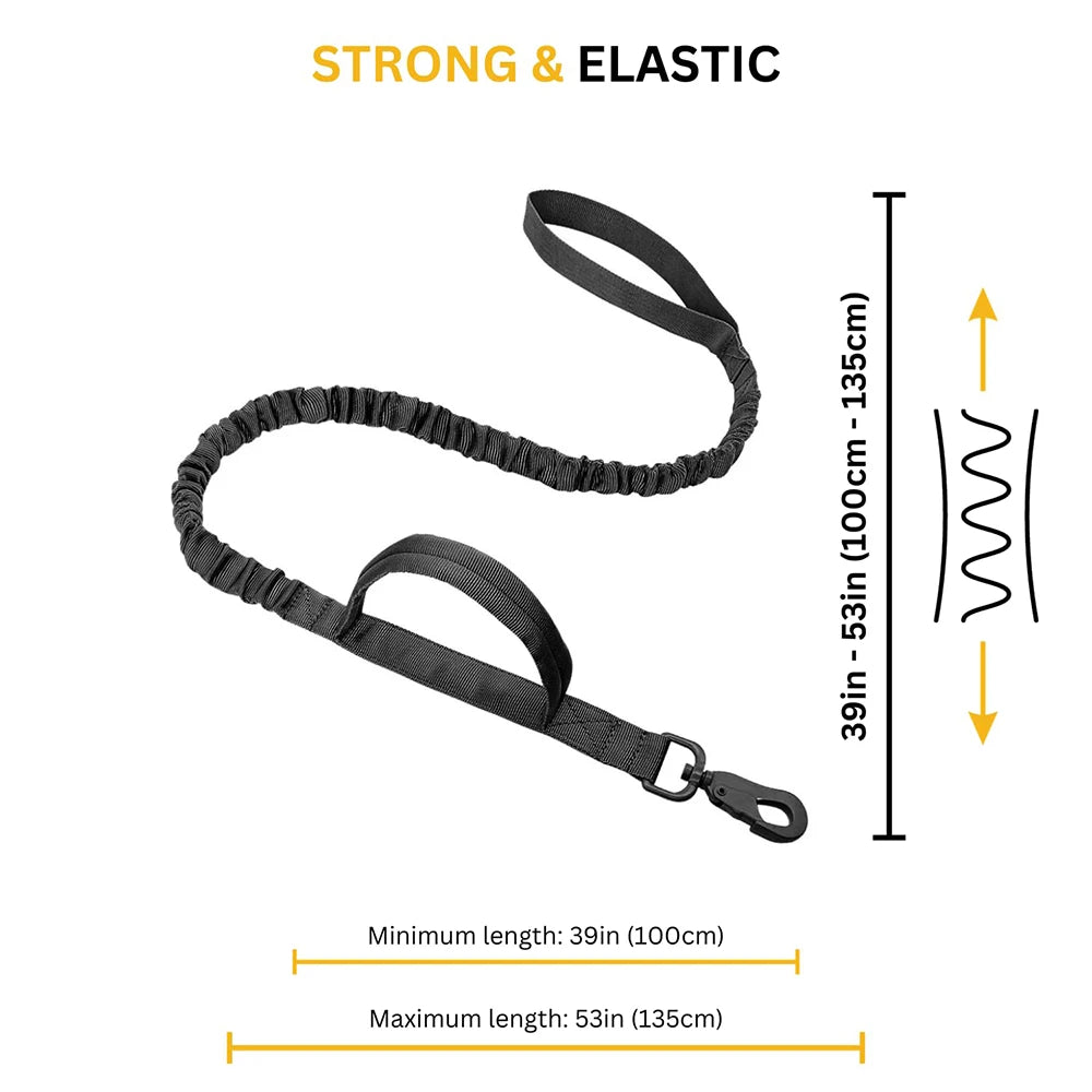 Tactical Military Dog Harness Leash Set For Large Dogs