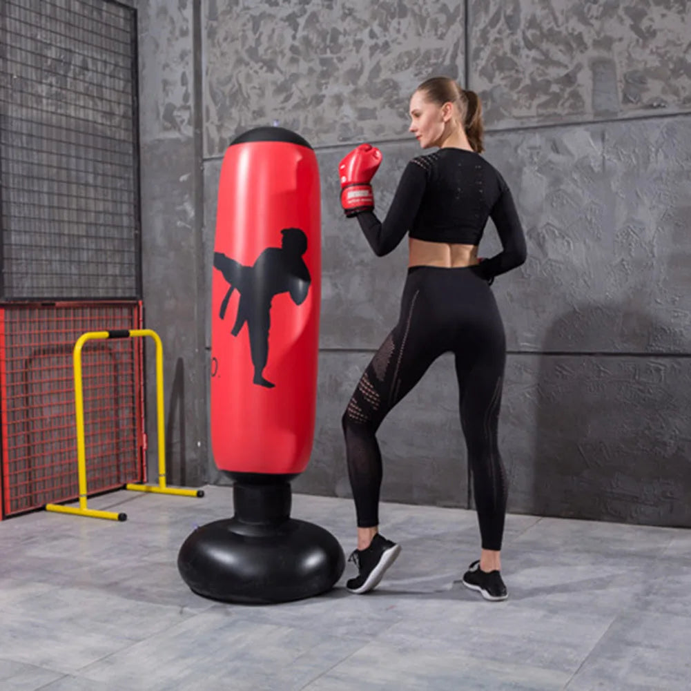 APWIKOGER Inflatable Boxing Bag for Punching and Training