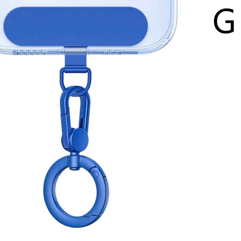 Metal Phone Lanyard With Rotatable Buckle And Steel Clip