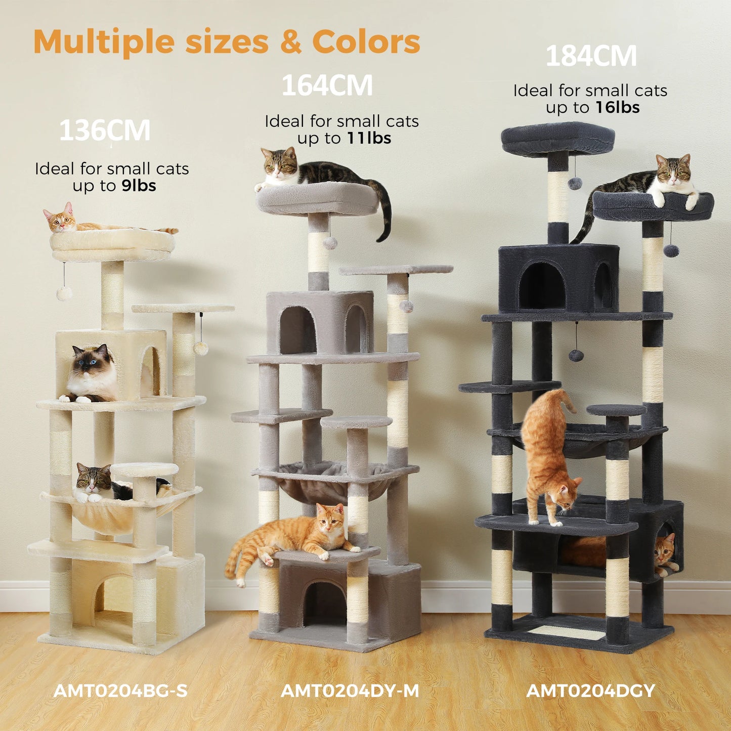 PAWZ Road Cat Tree And Tower For Indoor Cats