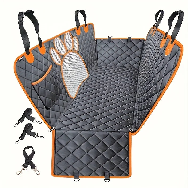 NONECN Dog Hammock Car Seat Cover For Pets Heavy Duty