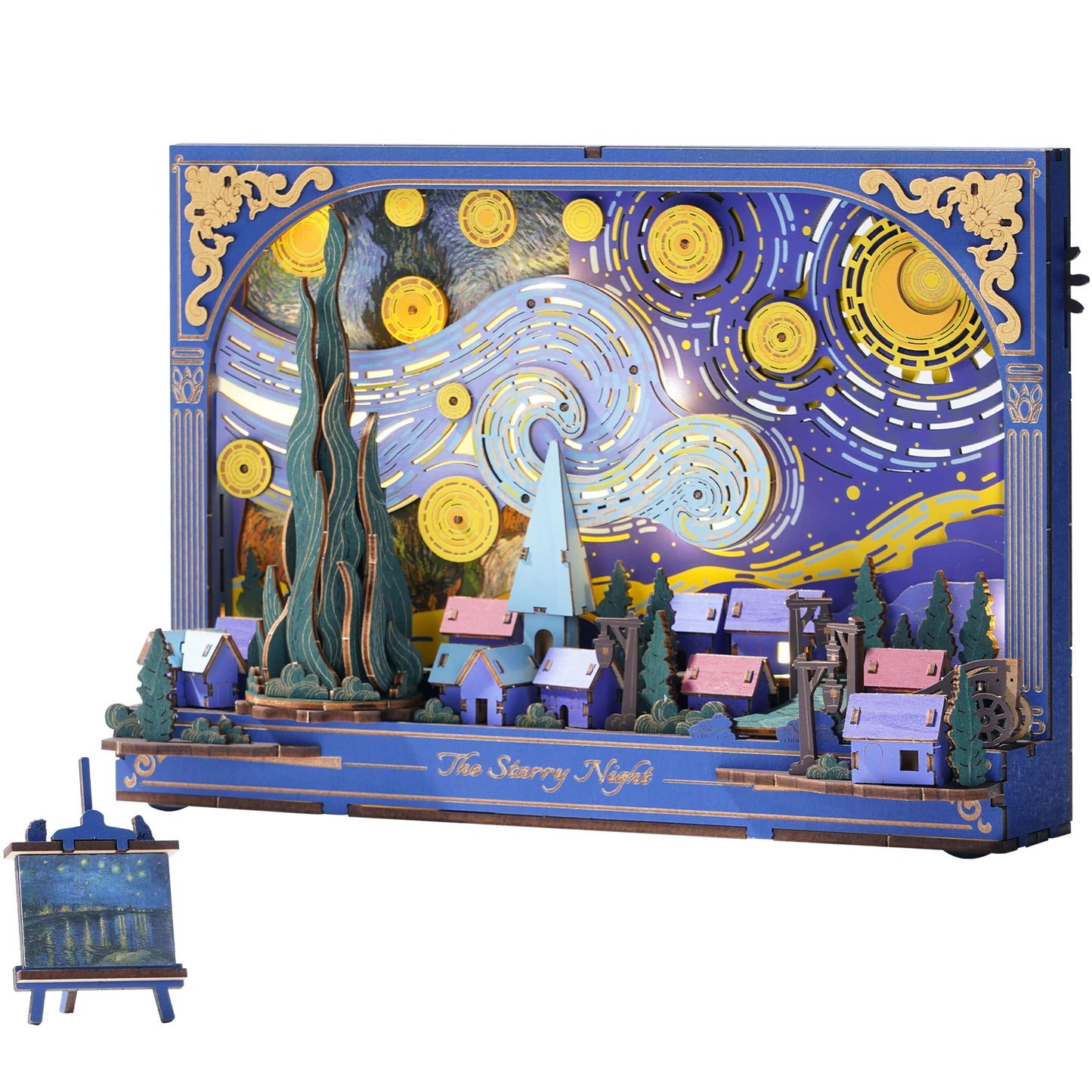 ROKR Starry Night 3D Puzzle Kit Vincent Van Gogh