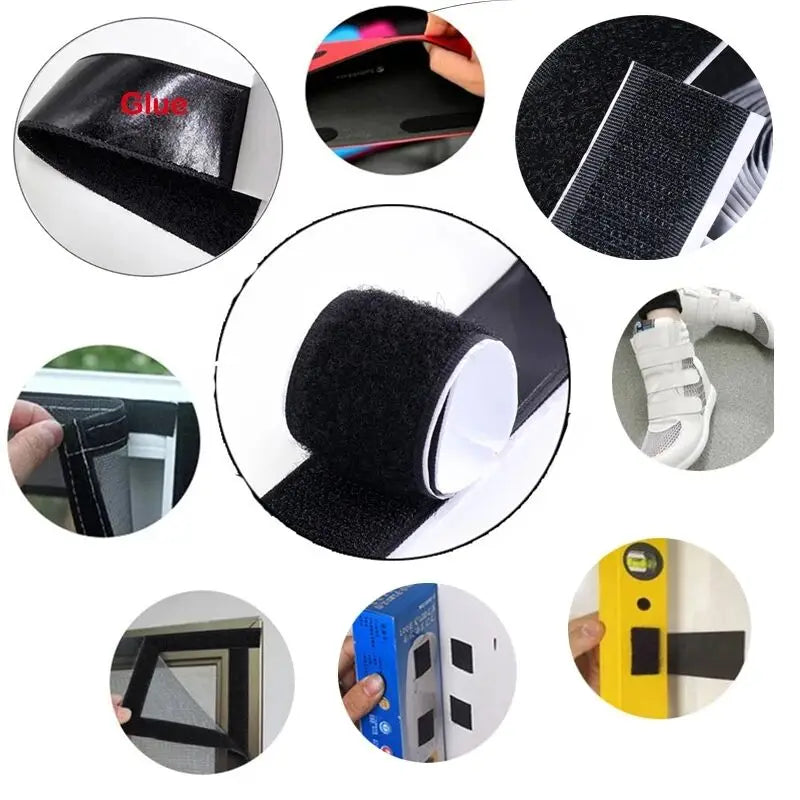Self Adhesive Hook And Loop Fastener Tape Nylon For Diy