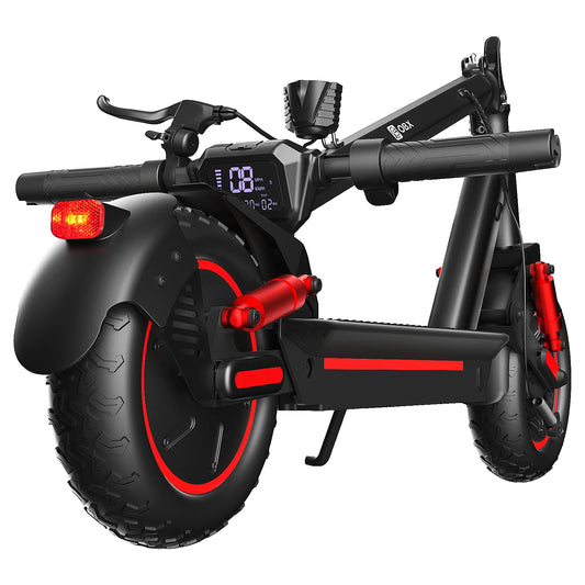 Electric Foldable Scooter 30 MPH Dual Motor 1200W Peak Range